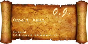 Oppelt Judit névjegykártya