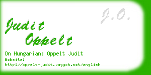judit oppelt business card